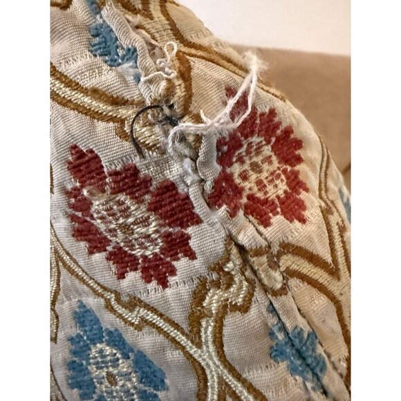 Decorative Throw Pillow Set of 2 – Red & Blue Floral Pattern - Picture 9 of 9